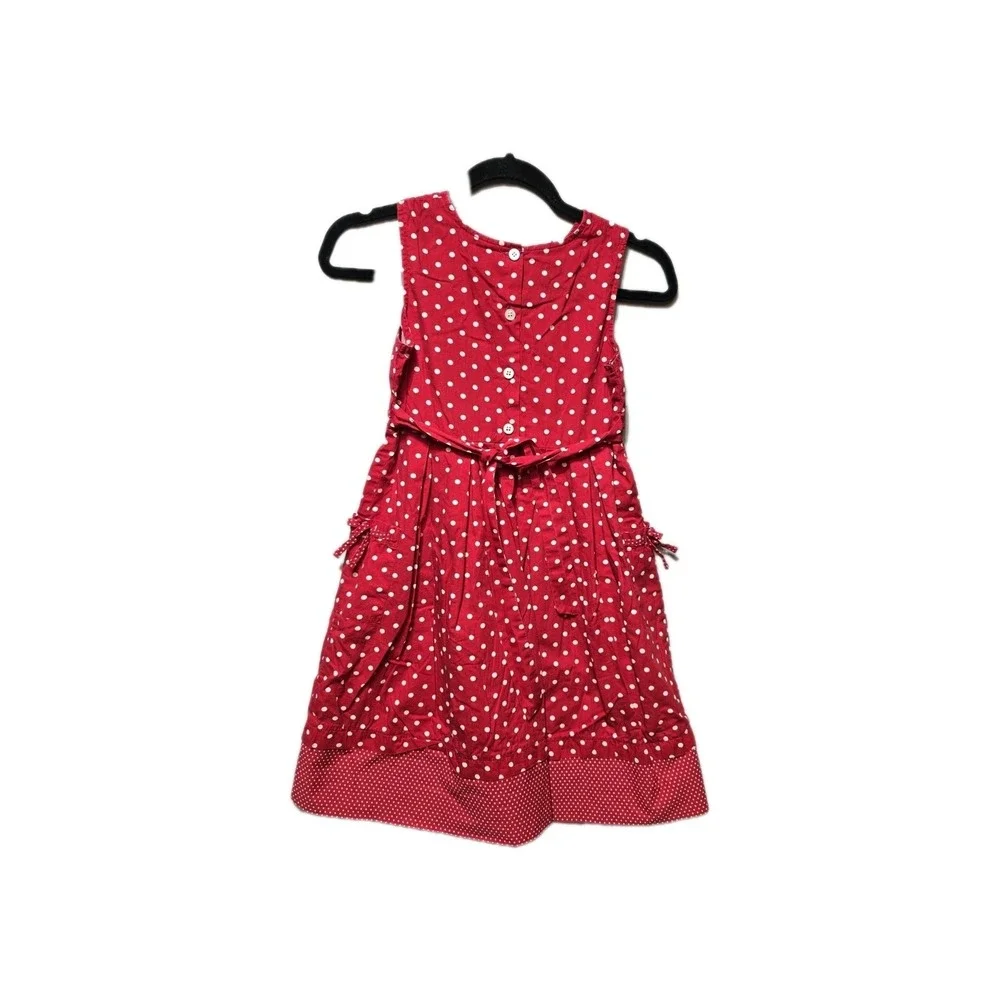 Vintage‎  Blueberi Boulevard Dress Girls  Red Dots Size 12 Years